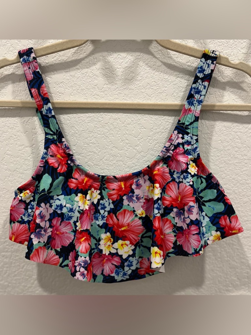 Floral Floral Bathing-suit Top